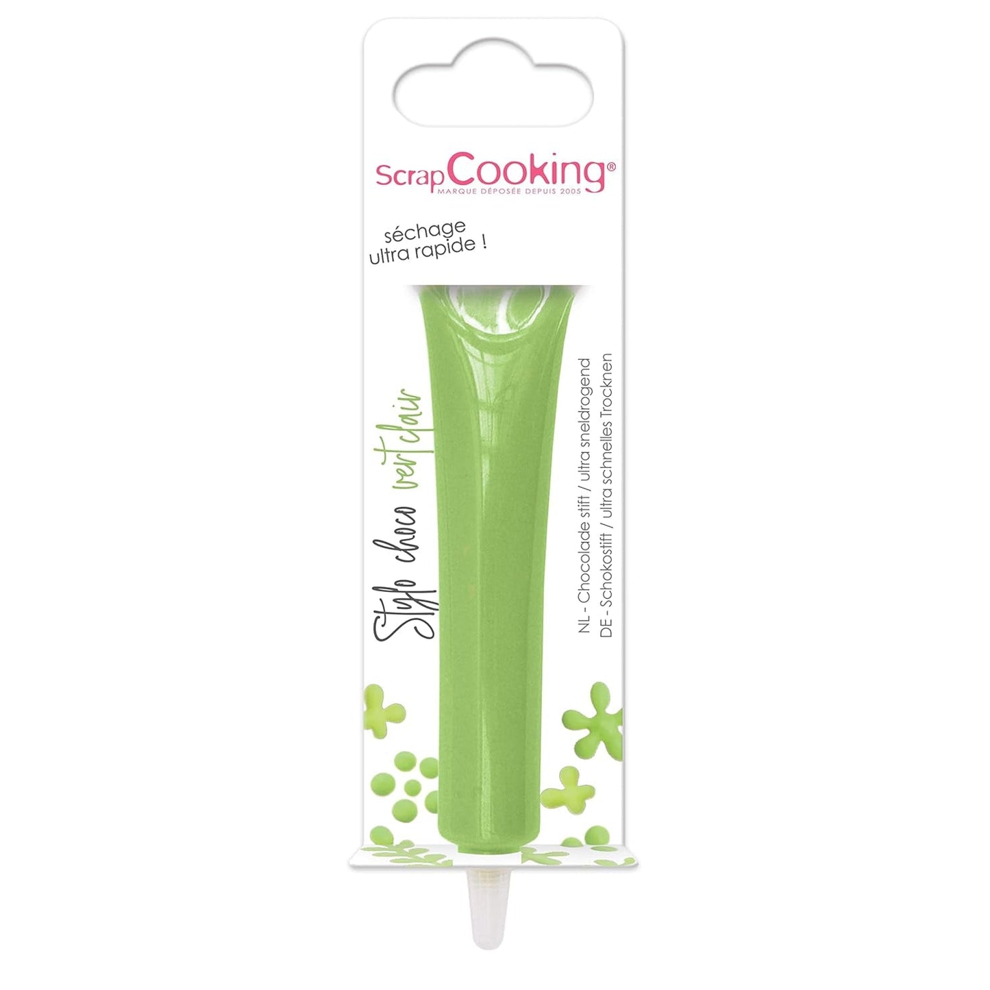 ScrapCooking - matfärg, olika färger, tub för att skriva, 25 gram Naty Shop Sugar Paste Ljusgrön Liten