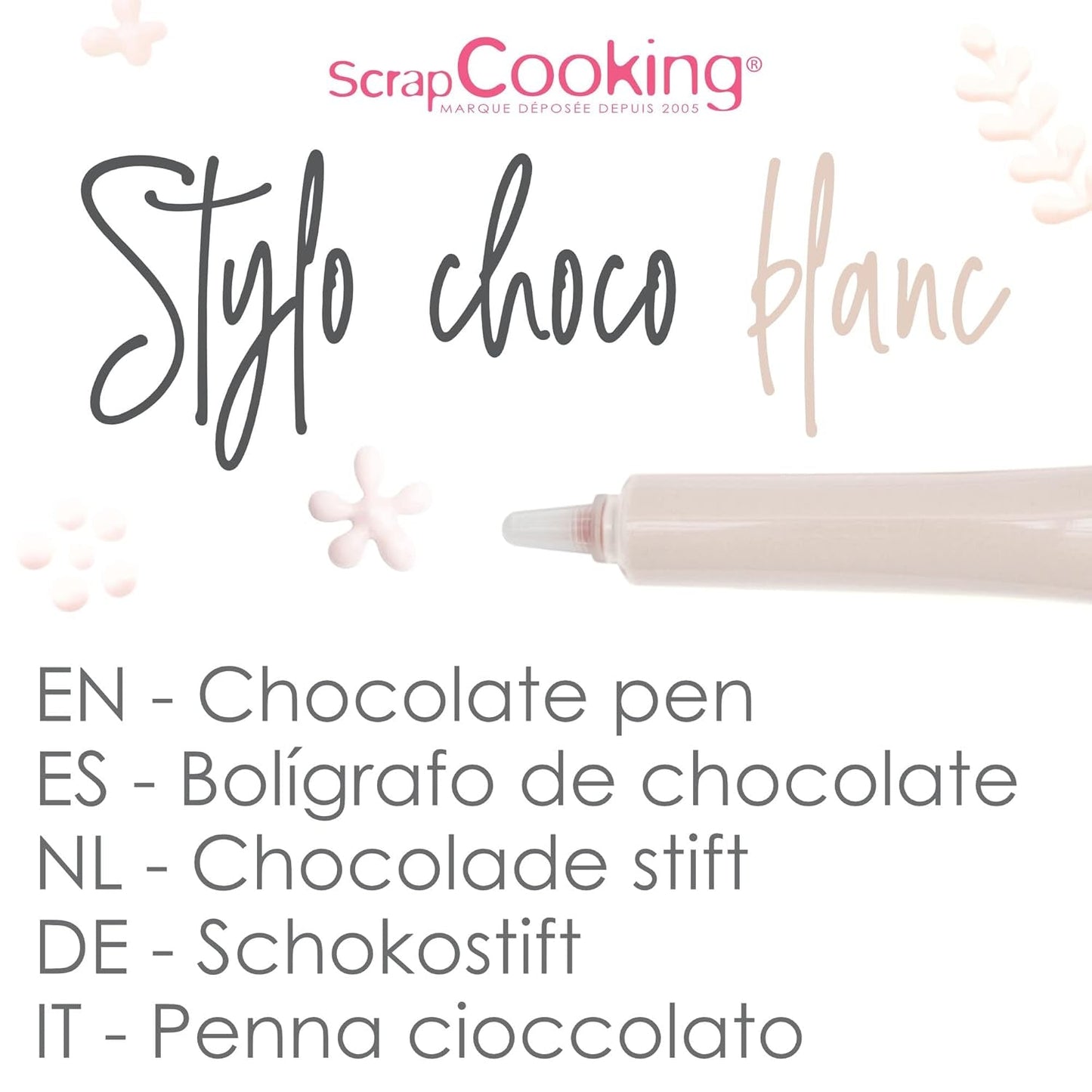 ScrapCooking - matfärg, olika färger, tub för att skriva, 25 gram Naty Shop sockerpasta