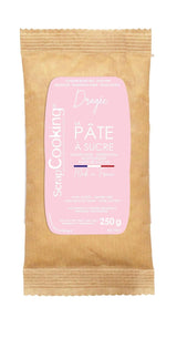 ScrapCooking - Pâte Ã Sucre Vert Sauge 250g - Colorant d'Origine Naturelle - Sans Gluten, Sans Huile de Palme - Pour Gâteaux, Pâtisseries Anniversaire - Vert Pastel - Fabrikie en France - 7621 Sockerpasta Naty Shop Pastellrosa
