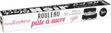 ScrapCooking - Rosa fondantrulle â'¬ 36 cm - Rullad svart fondant 430 g - Cake topper fondant topper dekoration för tårtor, bakning, födelsedagar, fester - Rosa - 7264 Naty Shop Svart sockerpasta