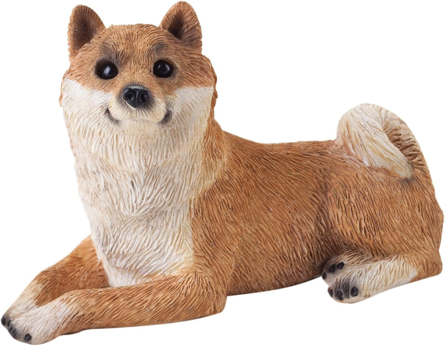 Skulptur, Harts, Vit, Medium Size Naty Shop Statyetter och skulpturer Storlek S Shiba Inu