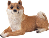 Skulptur, Harts, Vit, Medium Size Naty Shop Statyetter och skulpturer Storlek S Shiba Inu