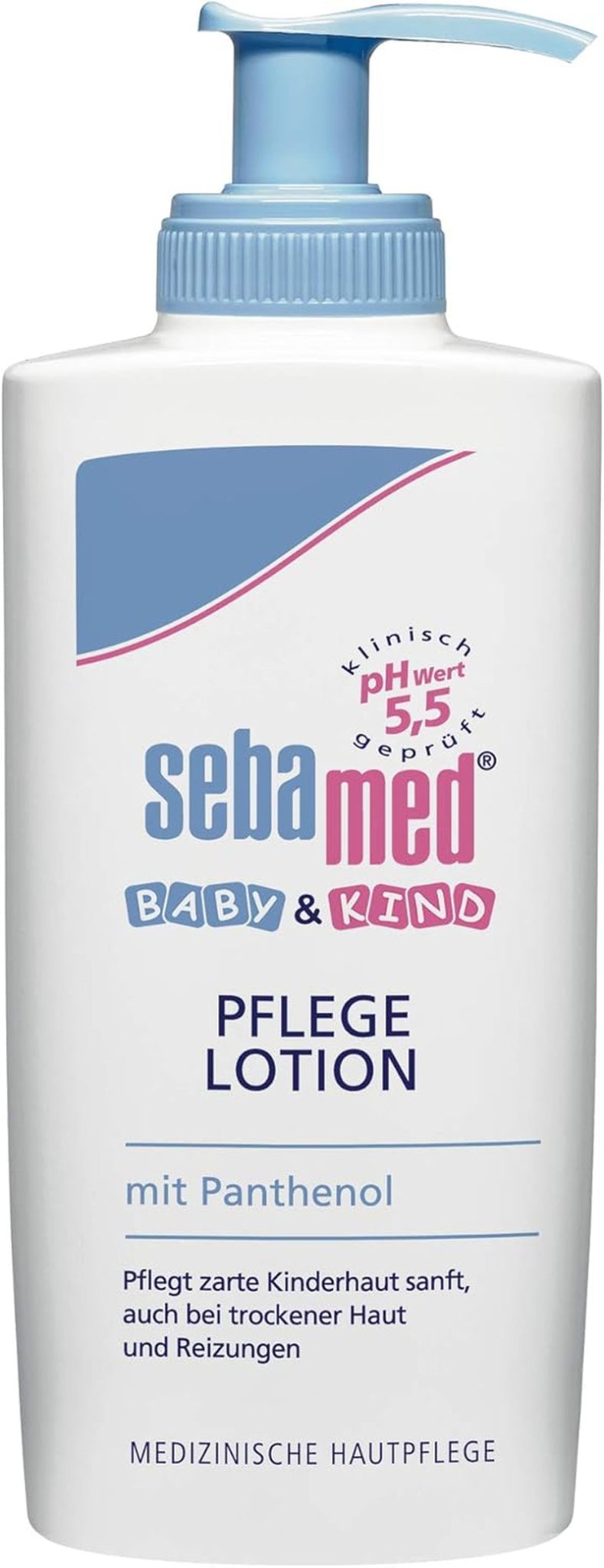Sebamed Baby and Child Care Lotion med Panthenol, 2-pack, 2 x 200 ml, vårdar skonsamt barns känsliga hud, även för torr hud och irritationer Barn - Bath and Skincare Naty Shop 2-pack, 2 X 200 ml