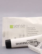 Hotellkräm + rakapparat – Sense Cosmetica Hoteliera Naty Shop