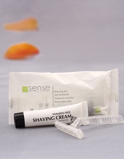 Hotellkräm + rakapparat – Sense Cosmetica Hoteliera Naty Shop