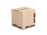 Set med 20 CO3 kartonger, 300 x 300 x 300 förpackningskartonger Nati Shop