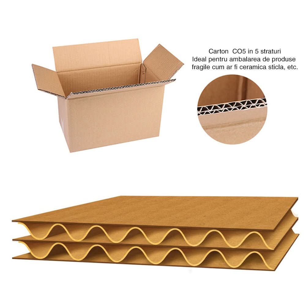 Set med 20 kartonger CO5, CB, 300 x 280 x 250 Förpackningslådor Nati Shop