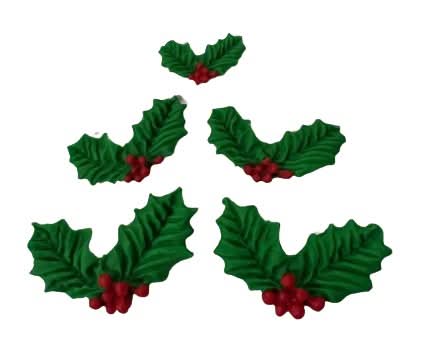 Set med ätliga sockerdekorationer, julafton, Lioness Sugar Paste Decorations Nati Shop
