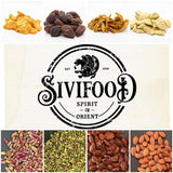 SIVIFOOD jumbo svarta sultanor 300g - stora och läckra svarta sultaner av högsta kvalitet naturligt torkade söta fruktiga druvor osvavelfria osötad osötad osötad olja fri Kishmish-tillsatser Dehydrerade produkter Naty Shop