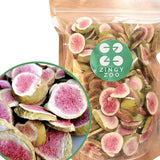 Frystorkade fikon 100 % naturliga torkade fikon | Inget tillsatt socker Hälsosamt frystorkat godis | Frystorkade frukter Frystorkade fikon | ZingyZoo (100g) Naty Shop uttorkade produkter 300G