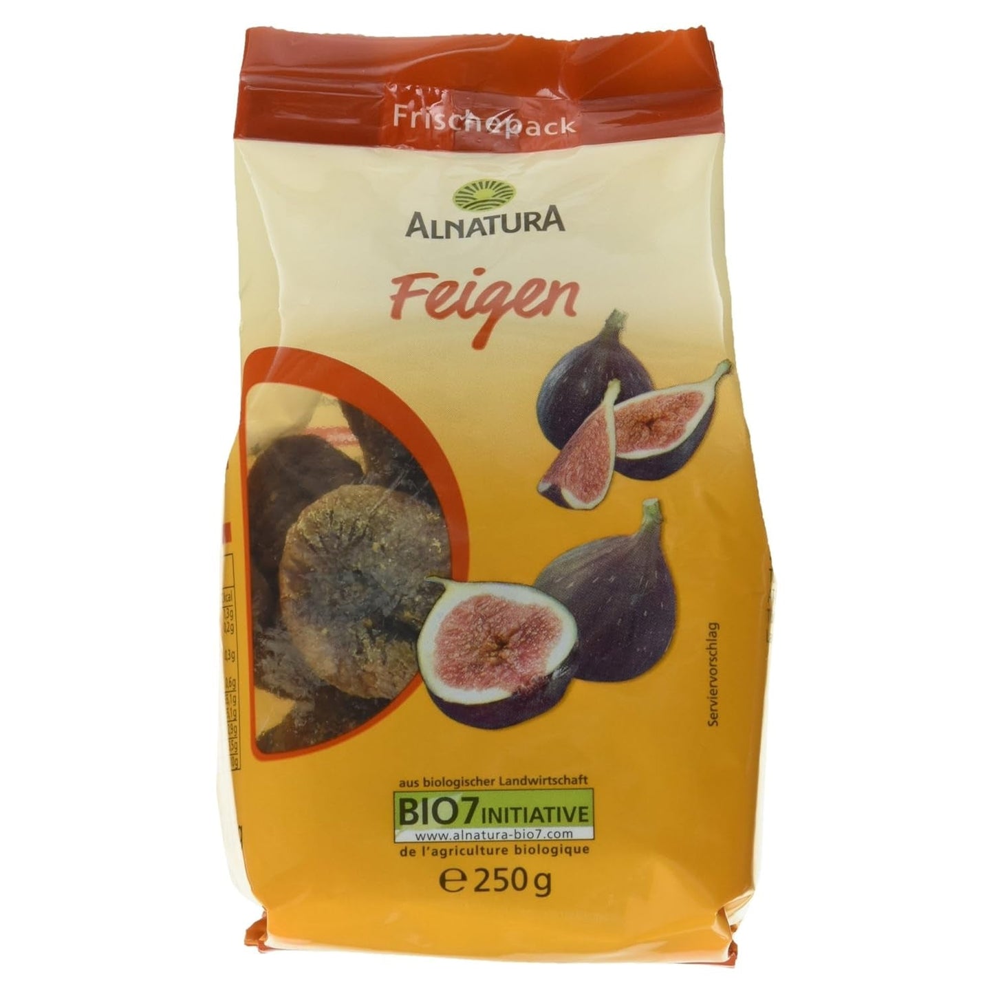 Ekologiska torkade fikon, 250g Dehydrerade produkter Naty Shop Standardtitel