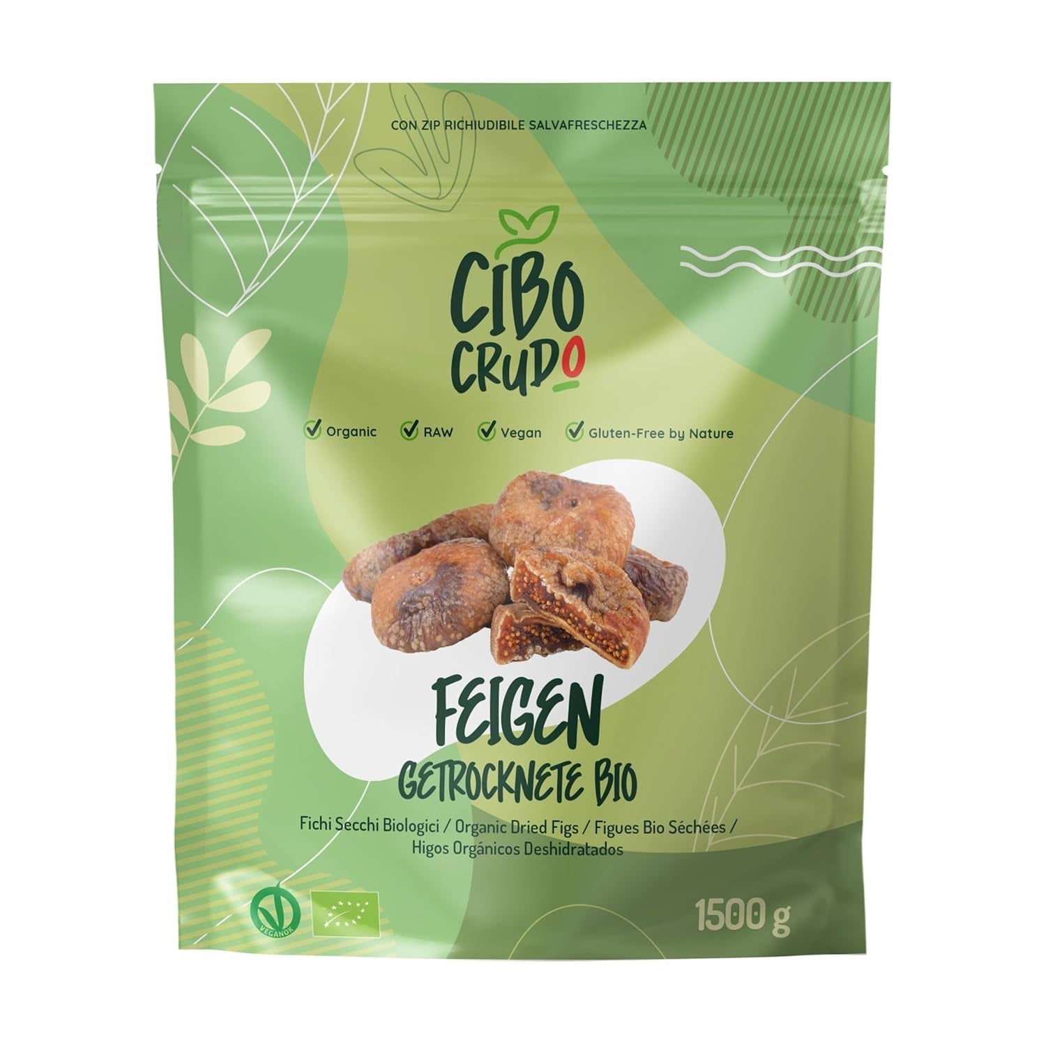Osötade ekologiska torkade fikon - 250g. Torkade turkiska fikon osötade. Naturprodukt av hög kvalitet. Ekologiska torkade fikon. Naty Shop torkade produkter 1,5 kg (1 förpackning)