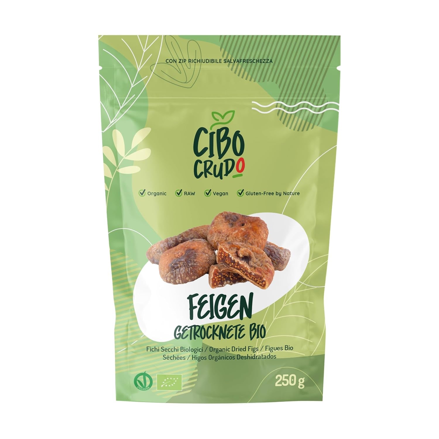 Osötade ekologiska torkade fikon - 250g. Torkade turkiska fikon osötade. Naturprodukt av hög kvalitet. Ekologiska torkade fikon. Naty Shop torkade produkter 250 G (1 paket)