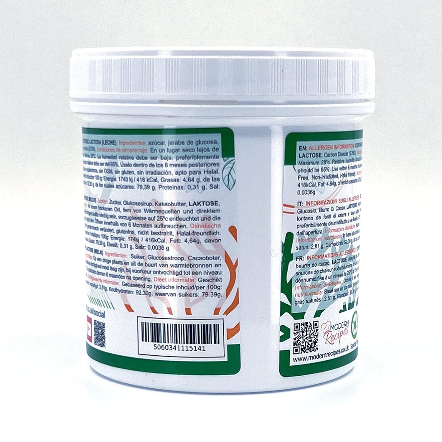 Specialingredienser Crackle Crystals Crackle 500g Högsta kvalitet, icke-GMO, perfekt för kakor, godis och glass Sugar Paste Naty Shop