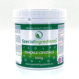 Specialingredienser Crackle Crystals Crackle 500g Högsta kvalitet, icke-GMO, idealisk för kakor, godis och glass Naty Shop Sugarpaste 500G (1 förpackning)
