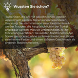 Sultanas russin 1kg | Smyrna russin | Sultanas torkade russin från Izmir | 100 % av turkiskt ursprung | Kvalitetssnacks | i Kostfiber från torkade druvor | Naty Shop uttorkade produkter