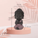 Baby Buddha Pink Toga statyett - Inspirerande och glad figur - Positiv talisman Koncentration - Söt och andlig presentidé - H 7 cm - Zen'Light Statyetter och skulpturer Naty Shop