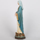 BC Catholic Our Lady of Grace Staty Jungfru Maria Altarfigur Religiös present till mamma Katolsk hemdekorationer 34,3 cm Höjd Handmålad av BuildClassic (Elegant) Naty Shop Statyer & skulpturer