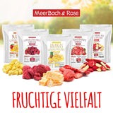Jordgubbs-bananmix 200g - frystorkade jordgubbar och frystorkade bananer som ett läckert mellanmål i påse Torkade produkter Naty Shop