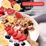 Jordgubbs-bananmix 200g - frystorkade jordgubbar och frystorkade bananer som ett läckert mellanmål i påse Torkade produkter Naty Shop