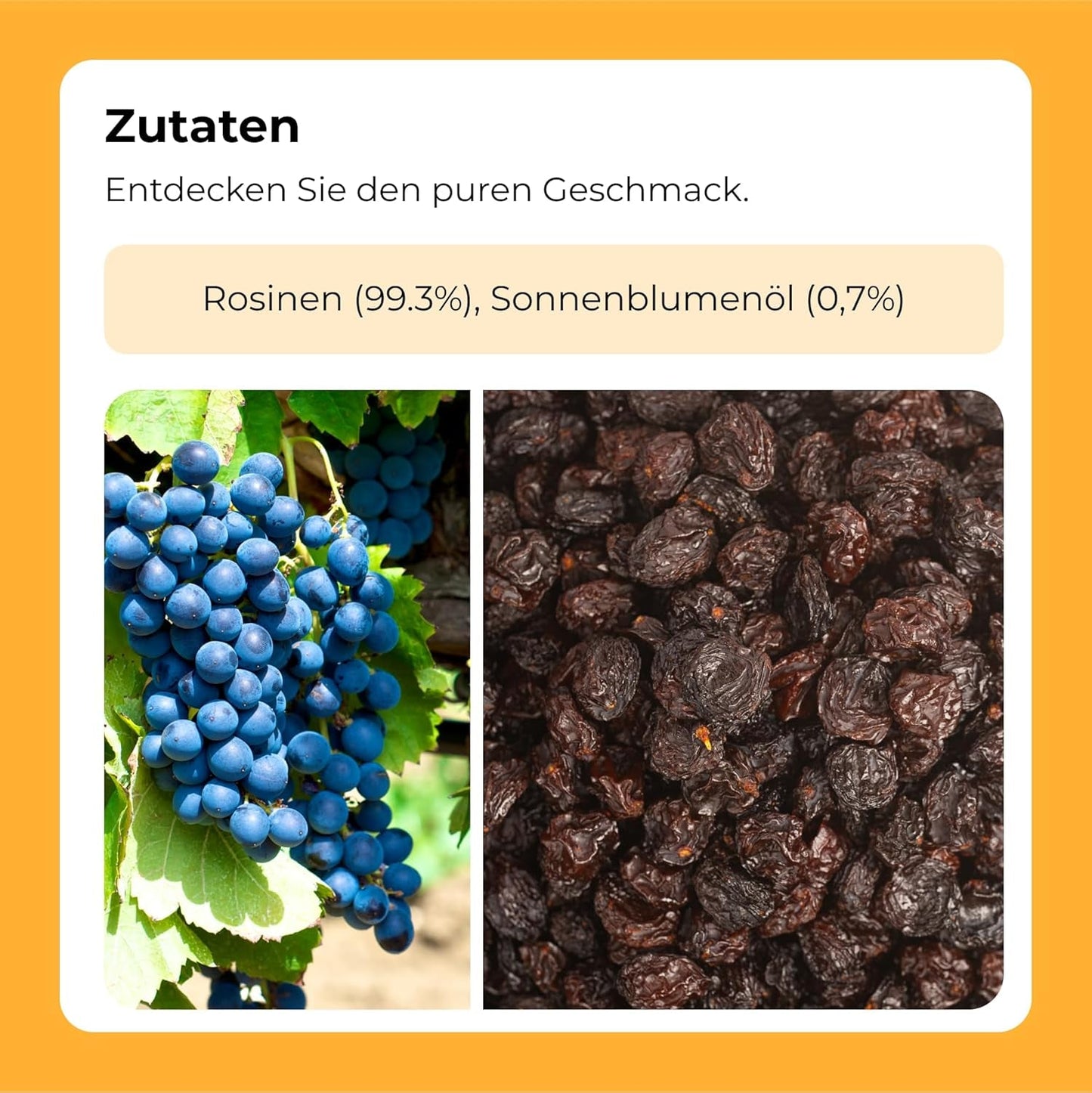 Lila svarta sultaner 1 kg | Torkade druvor | Inga frön och inget socker | produkter utan genteknik | Lämplig för vegetarianer och veganer | Idealisk för att kombinera med choklad Naty Shop torkade produkter