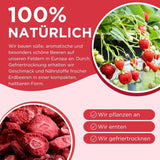 Sommar frystorkade jordgubbar - förpackning om 5 - sockerfria, 100 % naturliga, läckra knapriga mellanmål för barn och vuxna, perfekt för flingor och lunchlådor (55g) Dehydrerade produkter Naty Shop