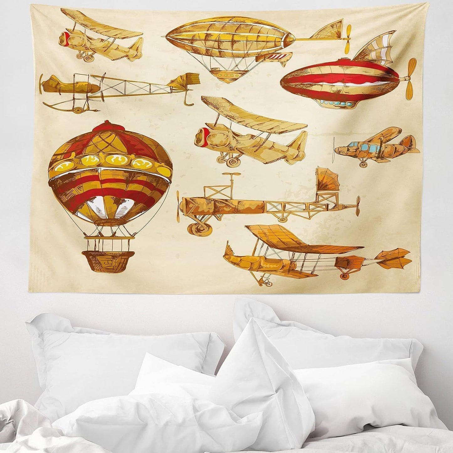 Gobeläng abakuhaus wanderlust djurkarta över den tecknade världen - Naty Shop