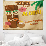 Gobeläng abakuhaus wanderlust djurkarta över världen ritningar Hem - Tillbehör och dekorationer Naty Shop Gräddbrun 150L X 110B Cm