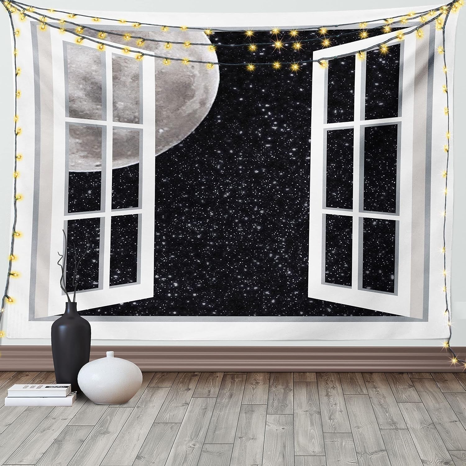 Gobeläng abakuhaus wanderlust djurkarta över den tecknade världen - Naty Shop