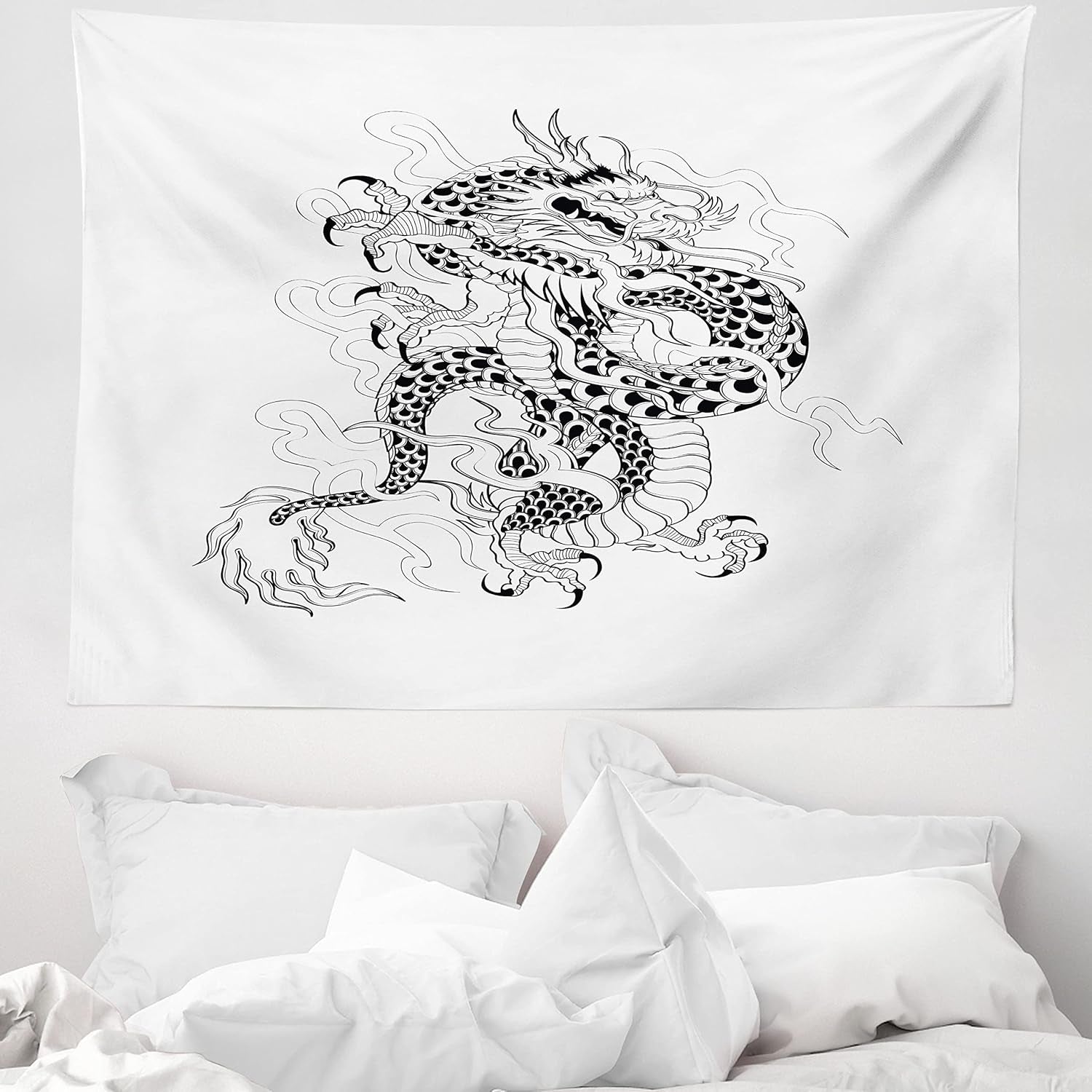 Gobeläng abakuhaus wanderlust djurkarta över den tecknade världen - Naty Shop
