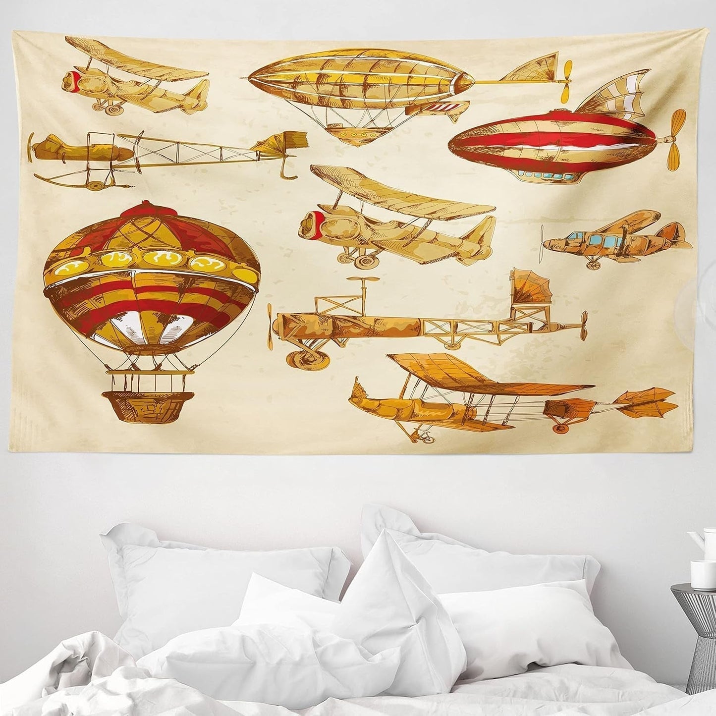 Gobeläng abakuhaus wanderlust djurkarta över den tecknade världen - Naty Shop