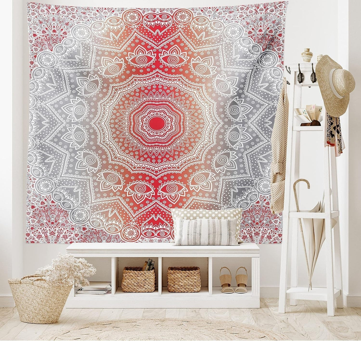 Gobeläng abakuhaus wanderlust djurkarta över den tecknade världen - Naty Shop