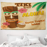 Gobeläng abakuhaus wanderlust djurvärldskarta ritningar Hem - Tillbehör och dekorationer Naty Shop Gräddbrun 230L X 140B Cm