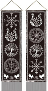 Gobeläng ahandmaker viking symbol livets träd runor Hem - Tillbehör och dekorationer Naty Shop Standardtitel