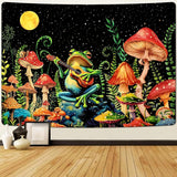 Gobeläng alishomtll groda svamp månen stjärnor färgglada Hem - Tillbehör och dekorationer Naty Shop Multi 150L X 130B Cm