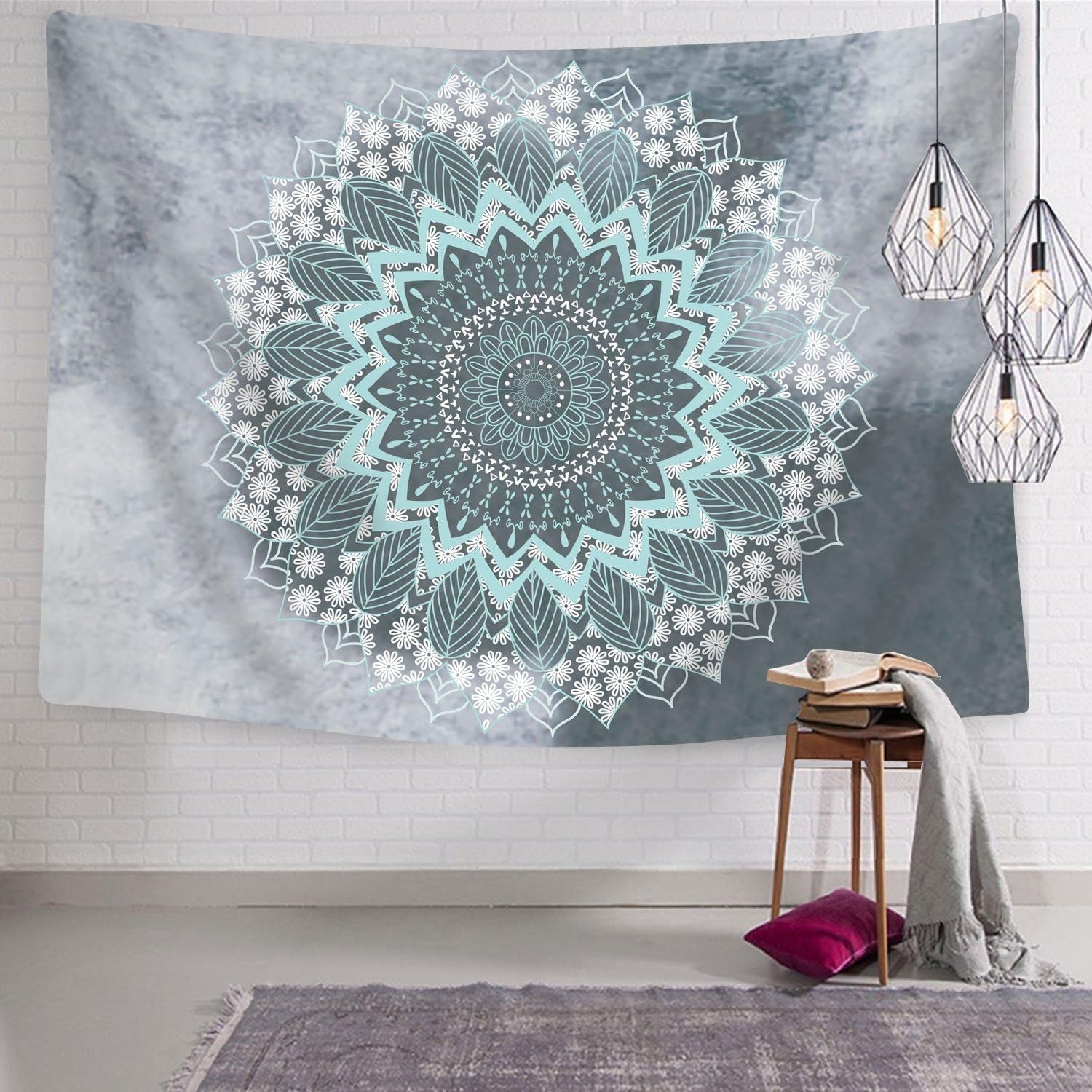 Gobeläng alishomtll indisk mandala yoga hippieduk Hem - Tillbehör och dekorationer Naty Shop