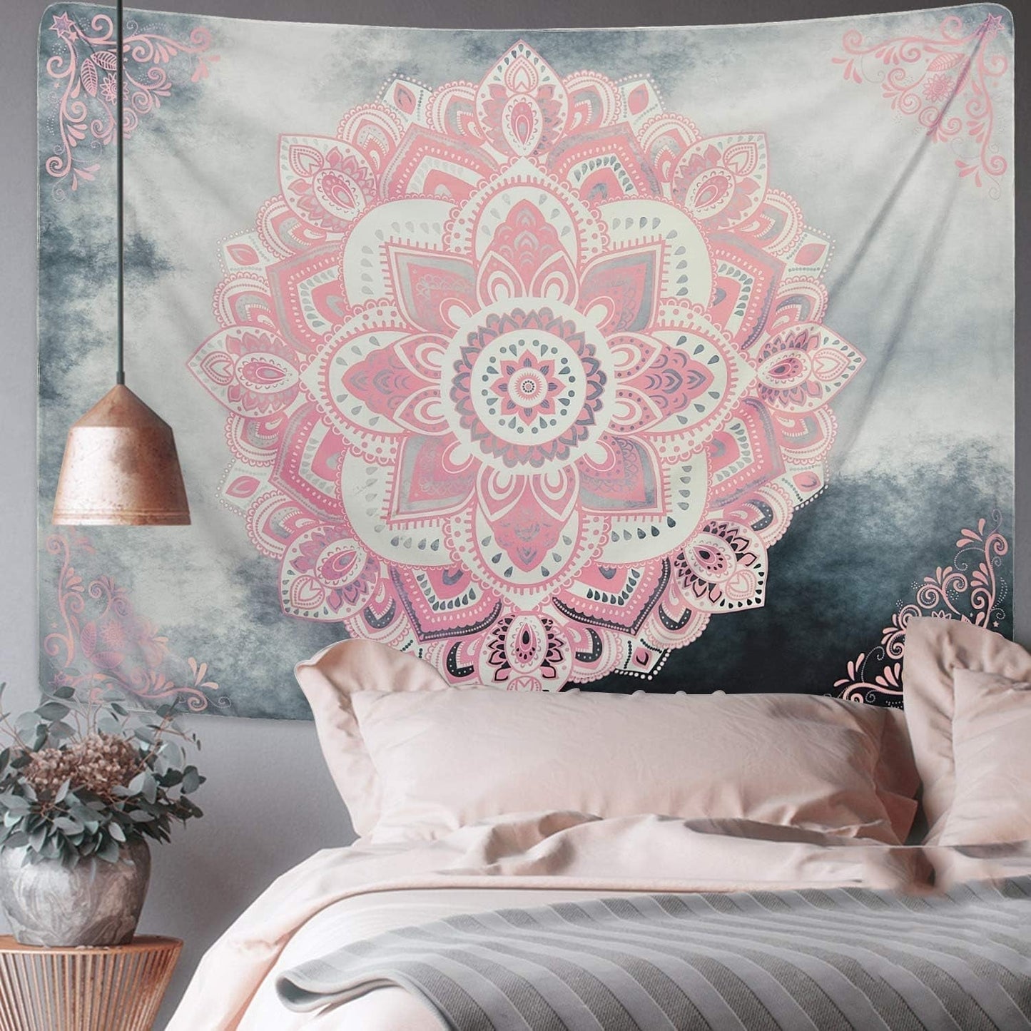 Gobeläng alishomtll mandala Indisk bohemisk canvas Hem - Accessoarer och dekorationer Naty Shop