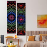 Gobeläng alishomtll pack mandala reaktiv bohemisk vertikal Hem - Tillbehör och dekorationer Naty Shop