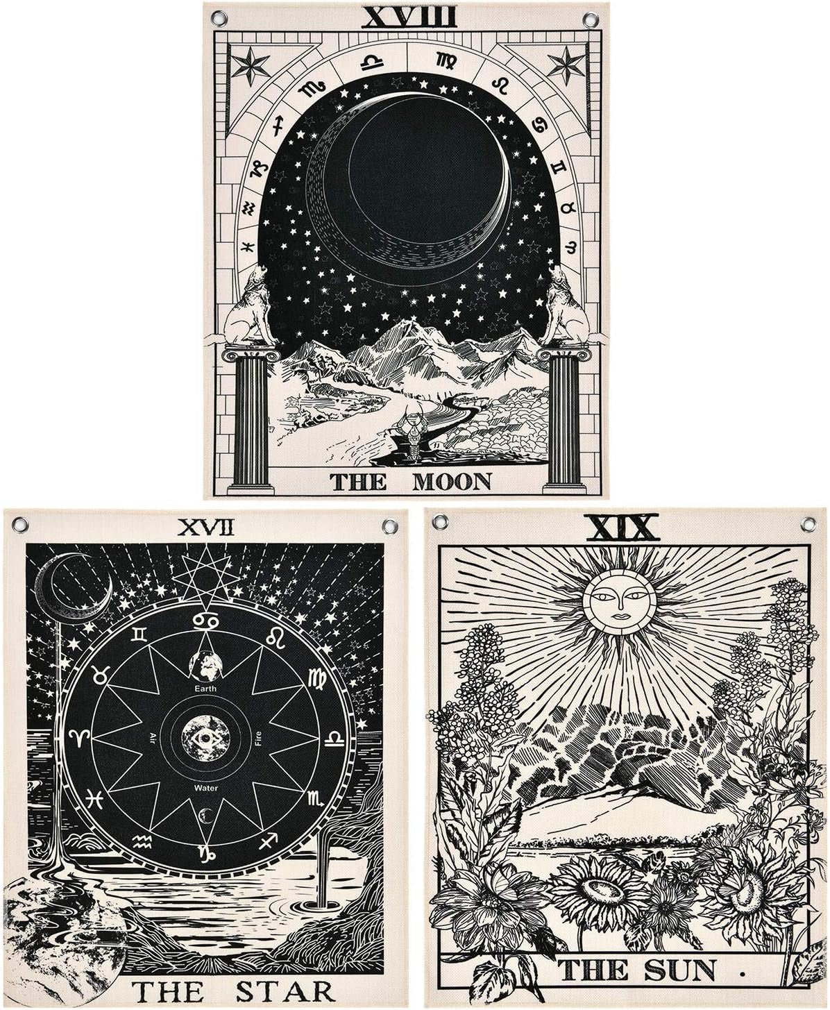 Tapestry alishomtll tarot set sun moon stars Hem - Tillbehör och dekorationer Naty Shop
