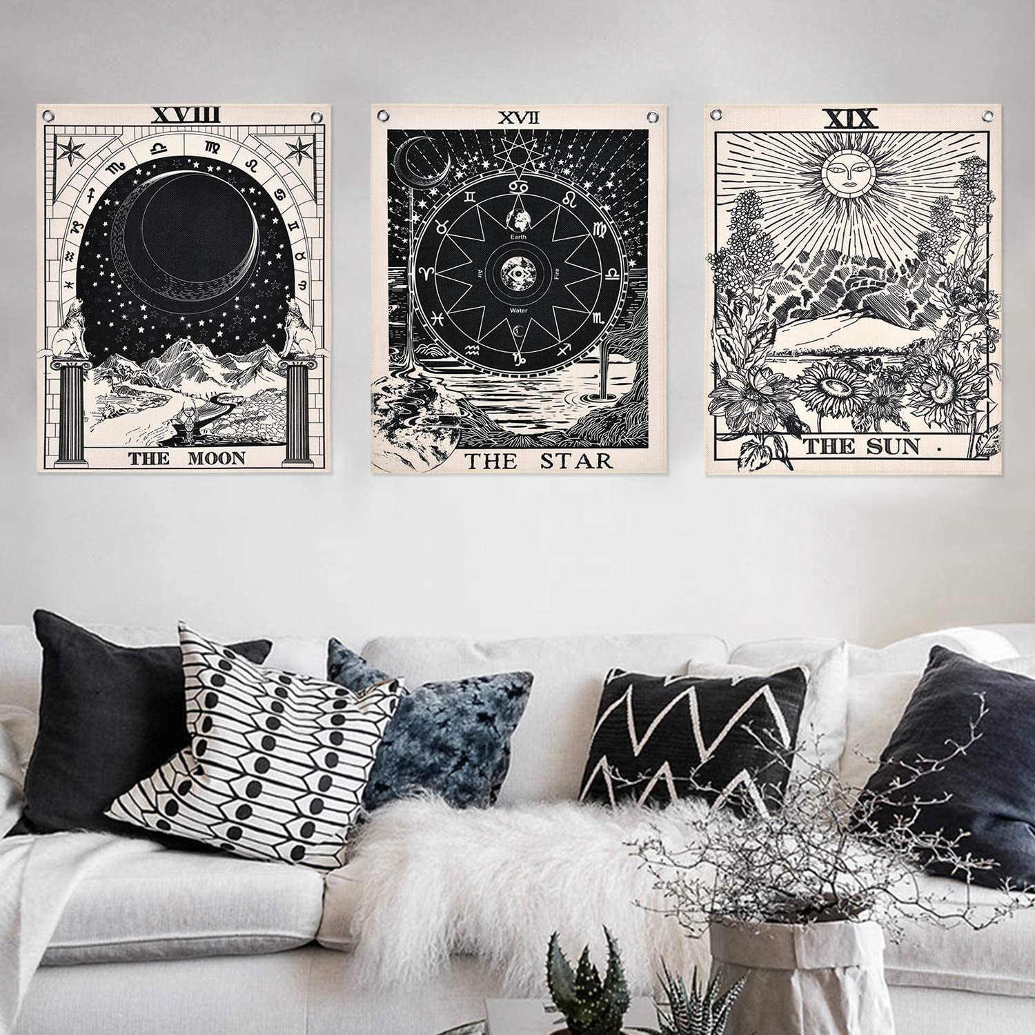 Gobeläng alishomtll tarotuppsättning solmånestjärnor Hem - Tillbehör och dekorationer Naty Shop Tarotset-1