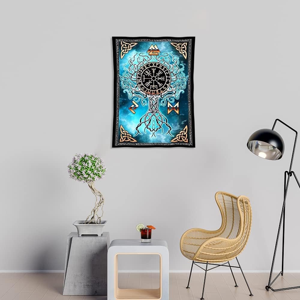 Nordic viking art gobestry viking House - Accessoarer och dekorationer Naty Shop