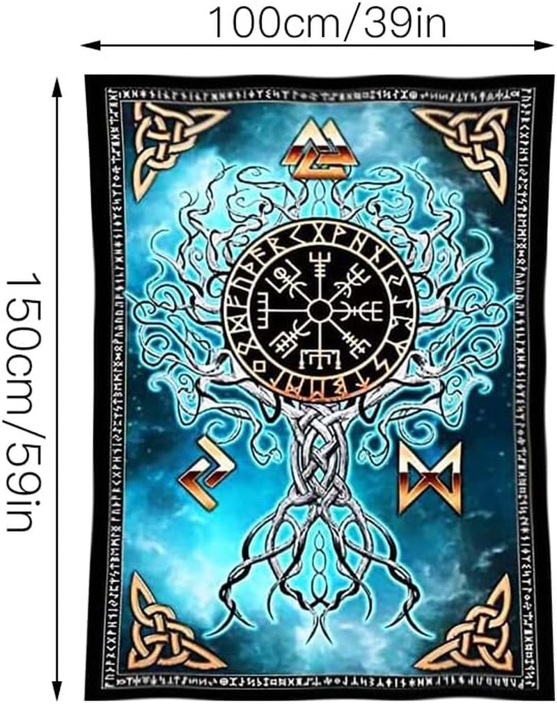 Nordic viking art gobestry viking House - Accessoarer och dekorationer Naty Shop