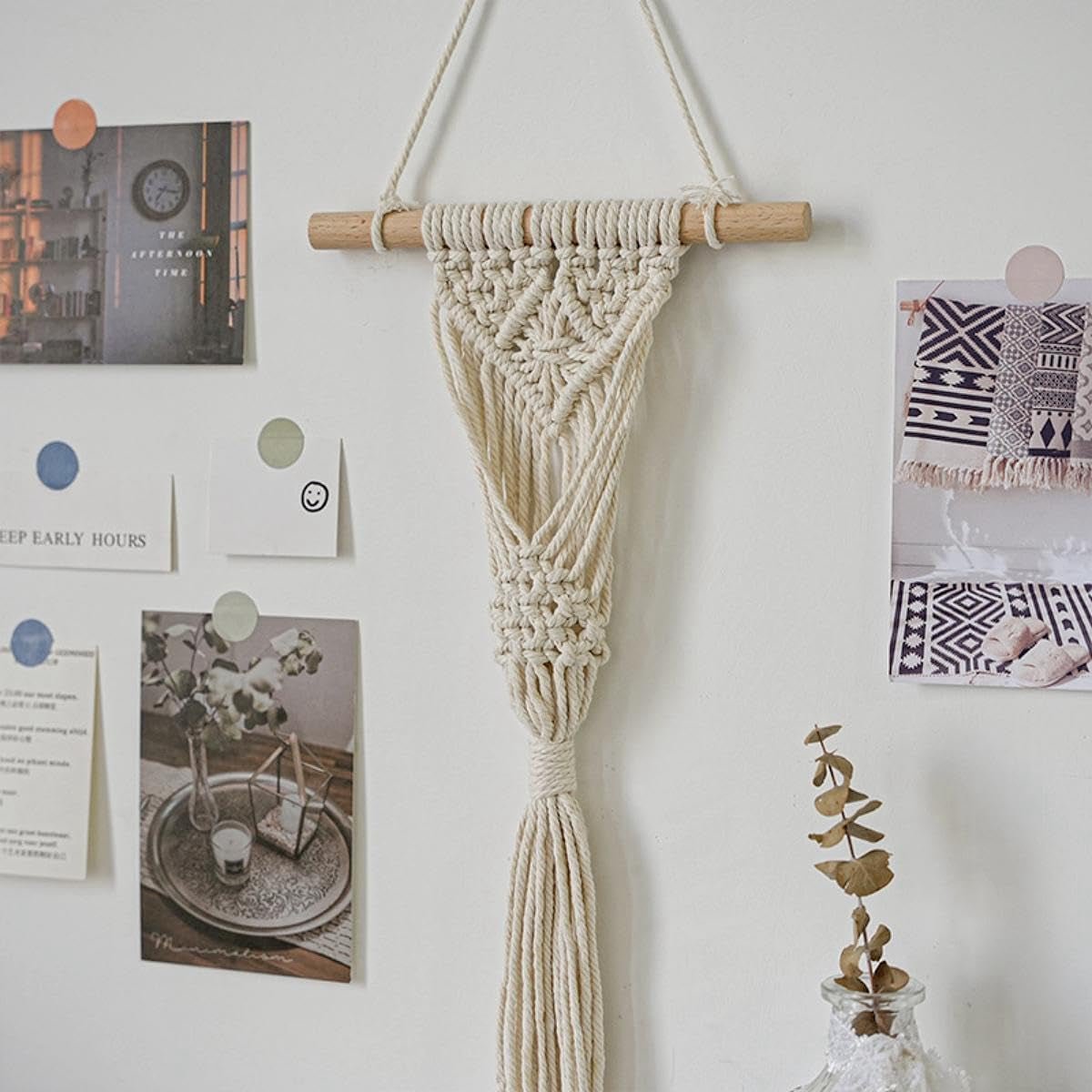 Vävd avoik gobeläng 2st hemma chic väggdekoration Hem - Tillbehör och dekorationer Naty Shop