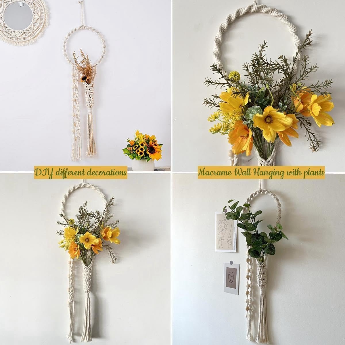 Gobeläng avoik vävd vägghängande dekoration chic Hem - Accessoarer och dekorationer Naty Shop