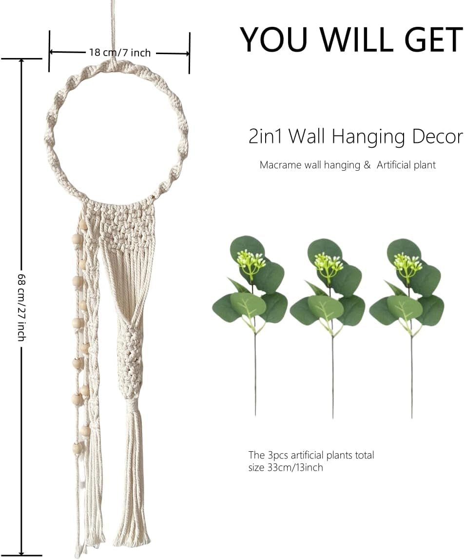 Gobeläng avoik vävd vägghängande dekoration chic Hem - Accessoarer och dekorationer Naty Shop