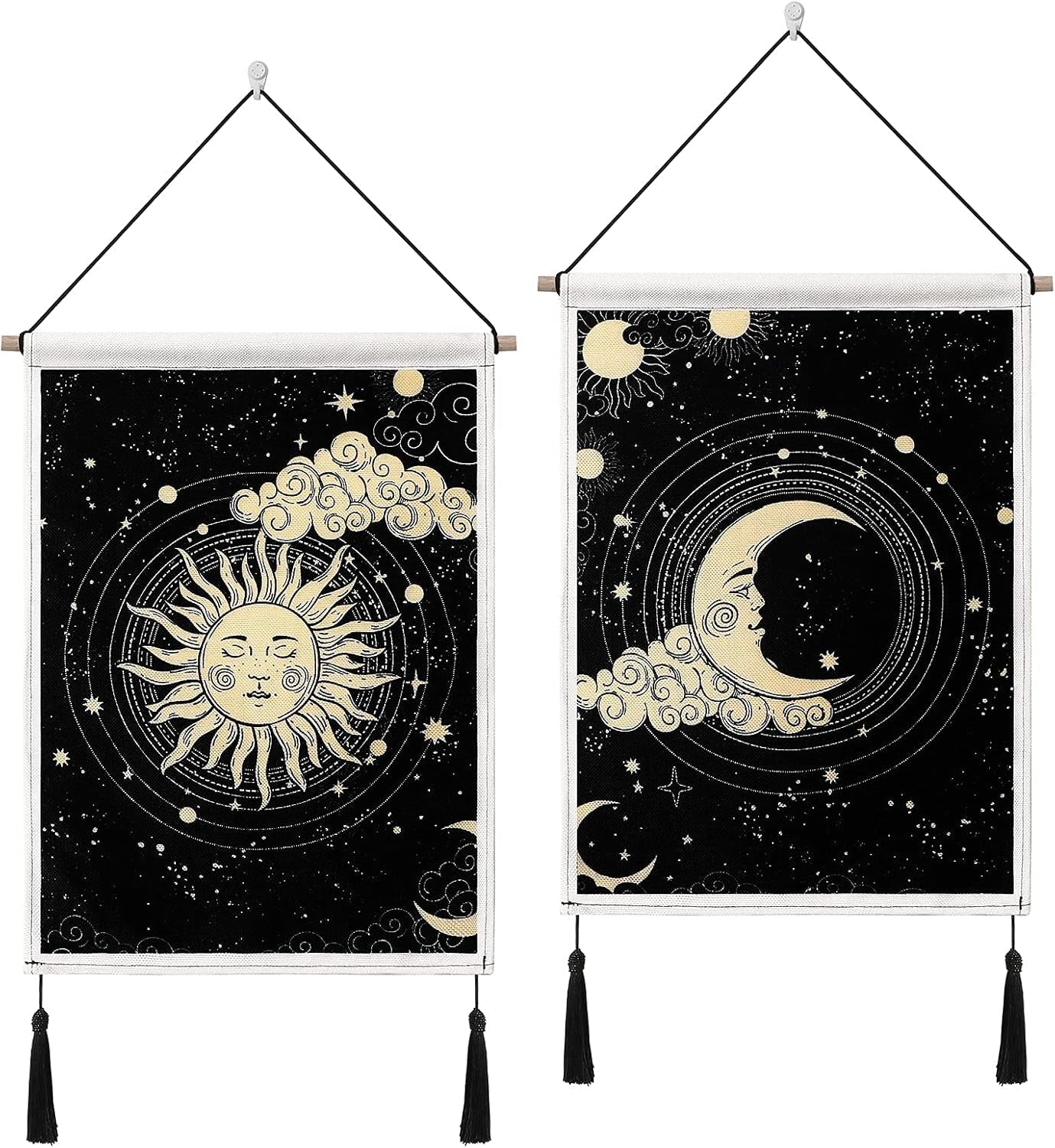 Gobeläng betylfoy bitar små gobelänger paljetter sun moon Hem - Tillbehör och dekorationer Naty Shop Sun