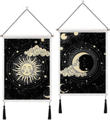 Gobeläng betylfoy bitar små gobelänger paljetter sun moon Hem - Tillbehör och dekorationer Naty Shop Sun