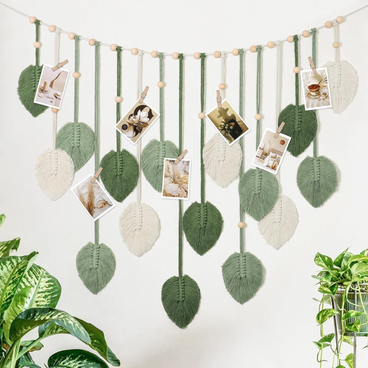 Gobeläng betyfoy vägghängande stora deco blad Hem - Accessoarer och dekorationer Naty Shop