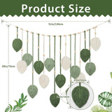 Gobeläng betyfoy vägghängande stora deco blad Hem - Accessoarer och dekorationer Naty Shop