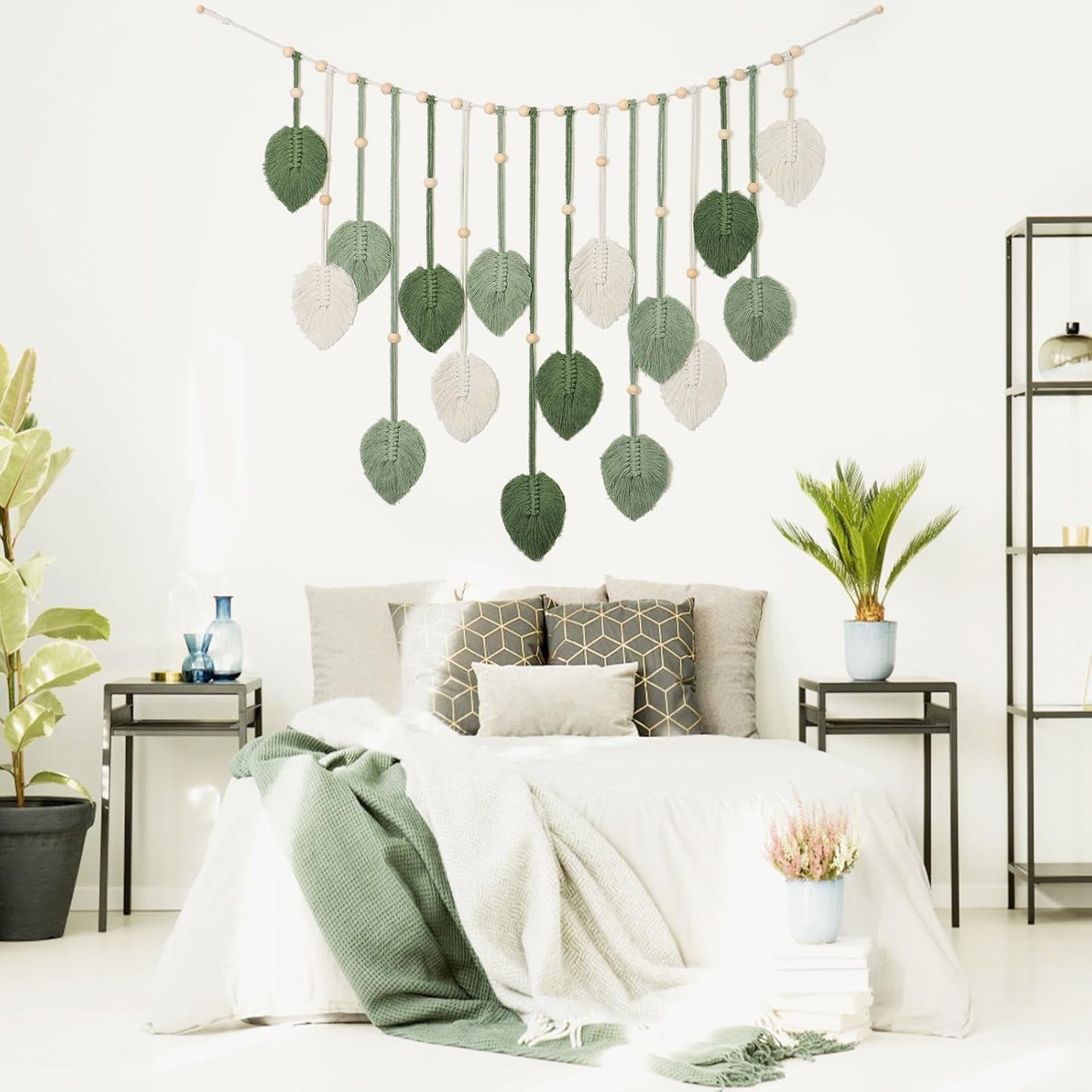 Gobeläng betyfoy vägghängande stora deco blad Hem - Accessoarer och dekorationer Naty Shop